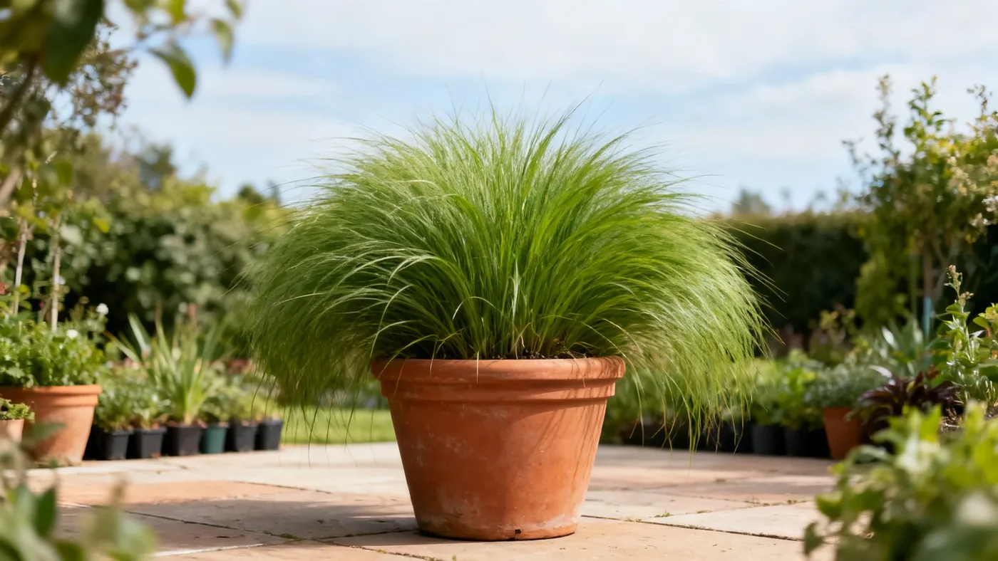 Growing Dwarf Fountain Grass in Pots and Containers
